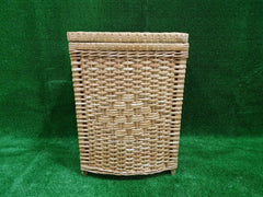 Wicker laundry basket with lid, wicker basket, wicker basket for bathroom