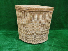 Сorner laundry basket, wicker basket, wicker basket for bathroom