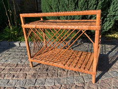 Wicker Shelf, Storage shelf, chest of drawers for shoes