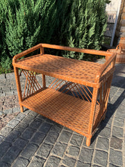 Wicker Shelf, Storage shelf, chest of drawers for shoes