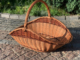 Large Wicker Basket, Large Gathering Basket, Firewood Basket, Big Display Basket, Willow Basket