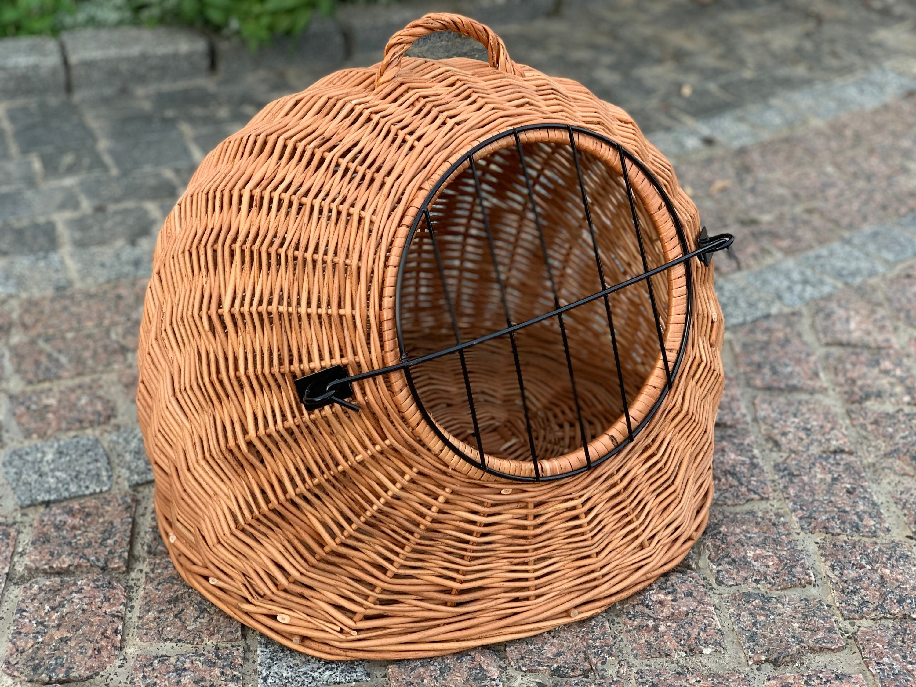 Wicker Pet Carrier, Pet Basket, House for animals