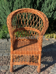 Wicker chair for children, armchair for children, armchair for children