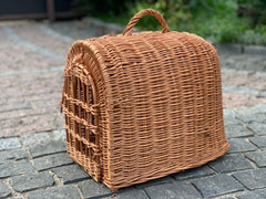 Wicker Pet Carrier, Pet Basket, House for animals