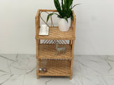 Wicker Shelf, Storage shelf, 3-Shelf Unit Available, chest of drawers for shoes