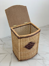 Wicker Laundry Basket with Lid, Wicker Bathroom Basket