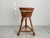 Shelf For Plants, Plant Stand, Flower Pot, Rustic Plant Stand, Wicker Stand, Plant Stand Outdoor,Wicker Flower Stand, Flower stand for 1 pot