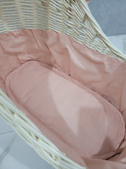 Wicker Wood Doll's Pram, Eco-friendly Wicker Baby Carriage, Doll Stroller, Doll Pram, Wicker Doll Stroller, Wicker Doll Pram