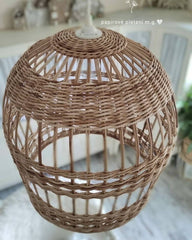 Pendant light, Lamp shade, Rattan Lamp Shade, Rattan Pendant Light
