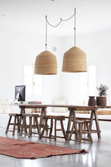 Pendant lamp, Lampshade, Rattan lampshade, Rattan pendant lamp