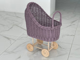 Wicker Doll Stroller, Wicker Doll Pram