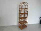 35/47/53/67 inches height wicker shelf, Storage shelf, Bookshelf, Plant shelf, Rattan shelf