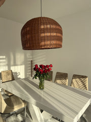 Handmade Pendant Light, Kitchen Lighting,Handmade Rattan Lamp Shade, Wicker Pendant Light Shade, Bedside Lamp, Kitchen Island Light Fixture