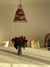 Wicker Lamp Boho Style, Lampshade Pendant, Lamp Rattan Chandelier Hanging Lamp Suspension Rotan Natural Lamp