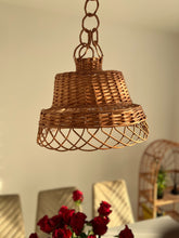 Lamp Rattan Chandelier Hanging Lamp Suspension Rotan Natural Lamp, Wicker Lamp Boho Style, Lampshade Pendant