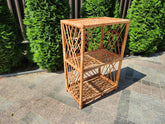 Wicker Shelf, Storage shelf, Bookshelf, Plant shelf, Rattan shelf