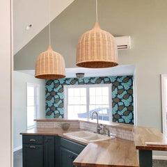 Lamp shade, Pendant light, Pendant Light Shade, Woven Pendant Shade