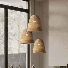 Pendant lamp, Lampshade, Rattan lampshade, Rattan pendant lamp