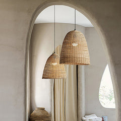 Pendant lamp, Lampshade, Rattan lampshade, Rattan pendant lamp