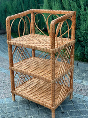 Wicker Shelf, Storage shelf, 2/3/4/5-Shelf Unit Available, chest of drawers for shoes