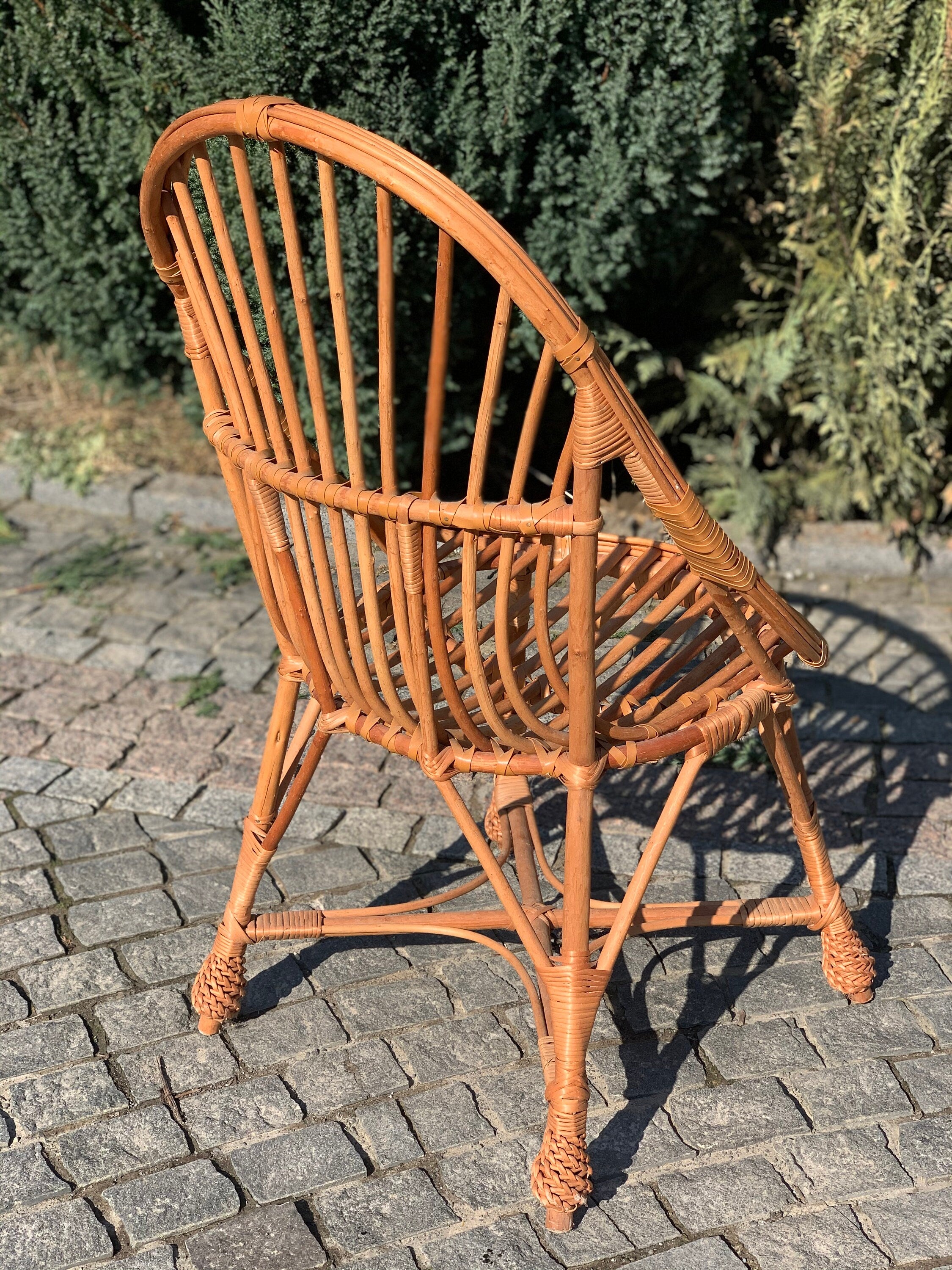 Wicker chair, Armchair, Furniture for kitchen
