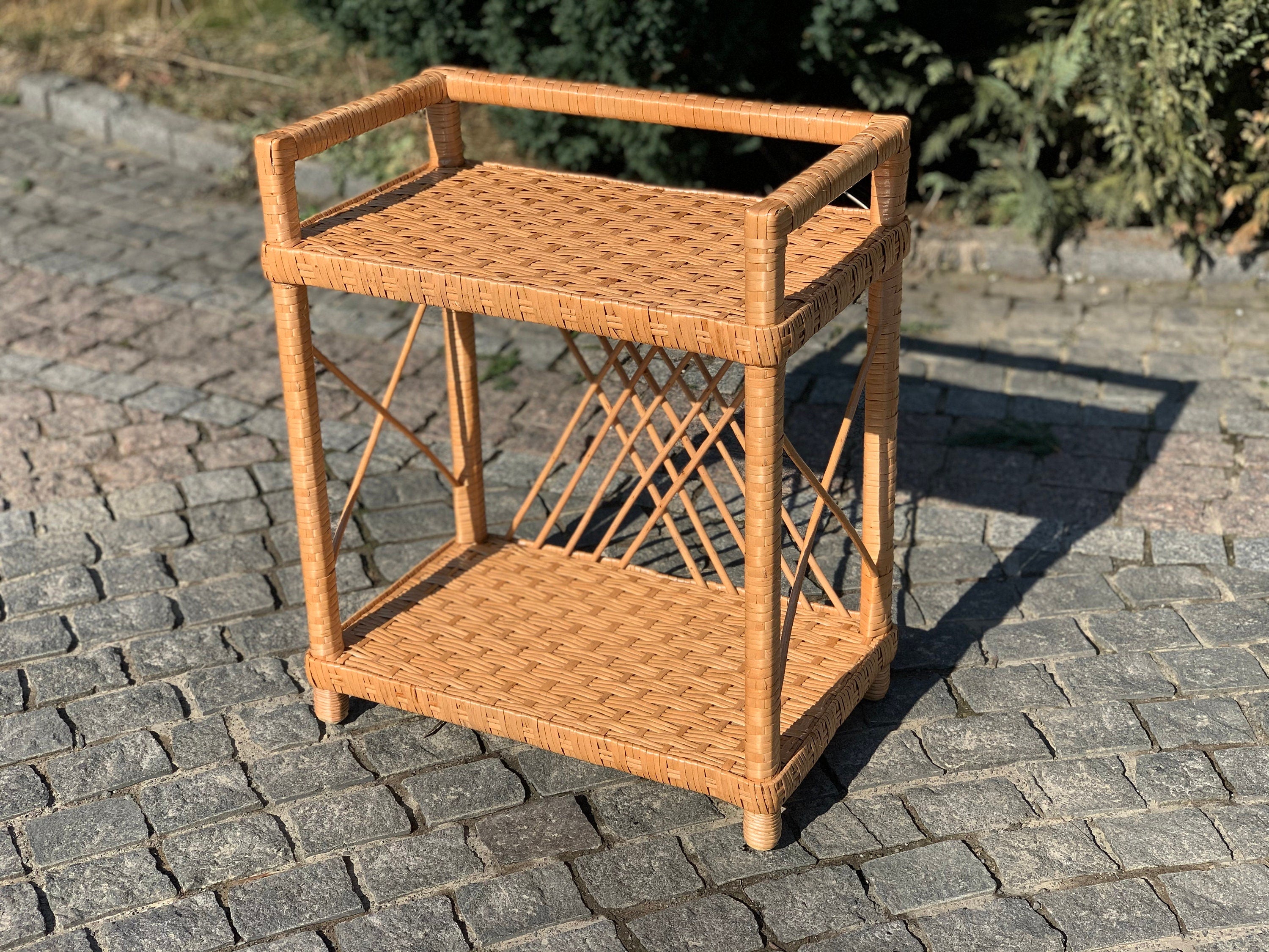 Wicker Shelf, Storage shelf, 2/3/4/5-Shelf Unit Available, 100% Natural