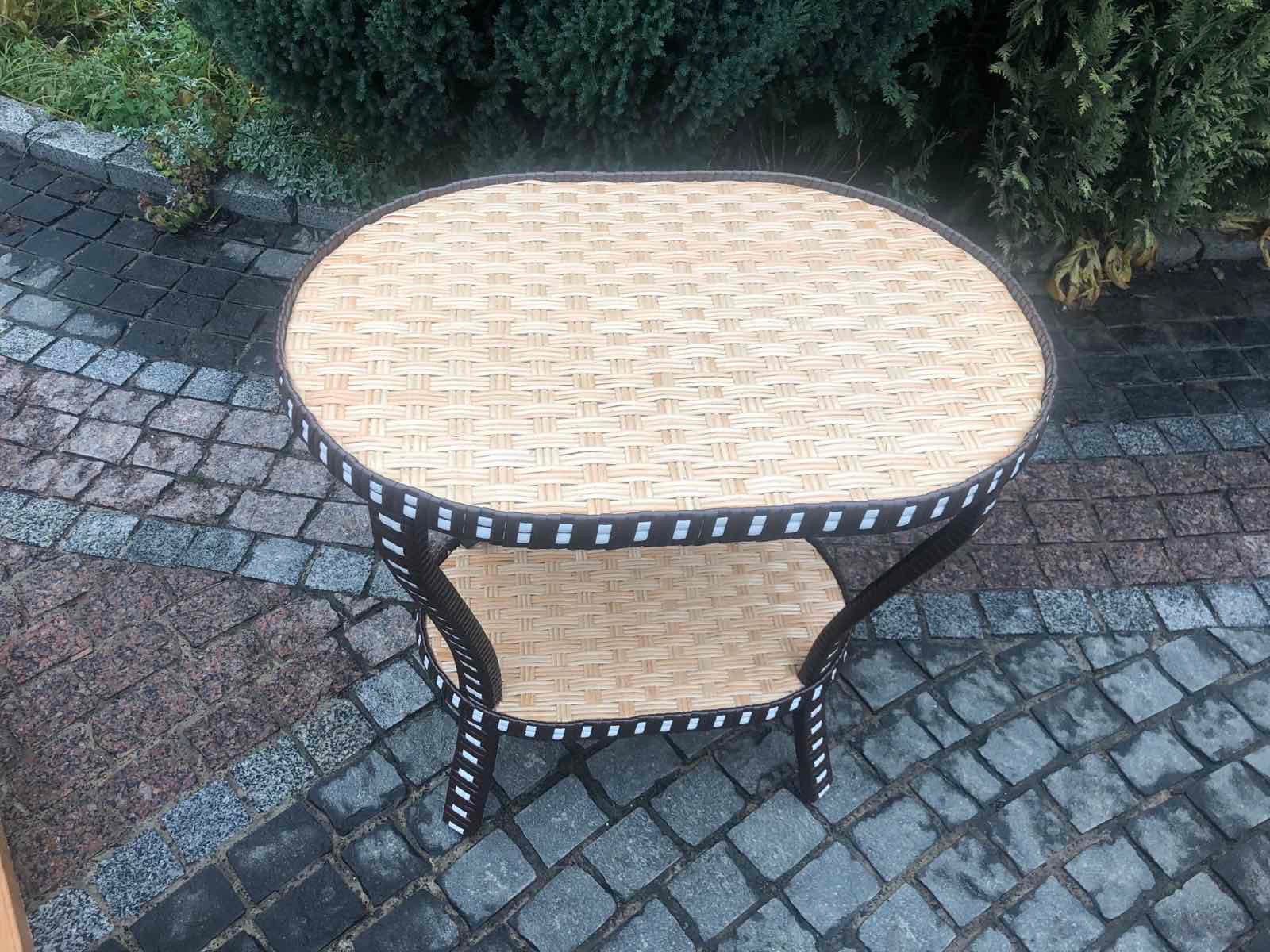 Wicker Rocking Chair, coffee table included, willow rocking chair