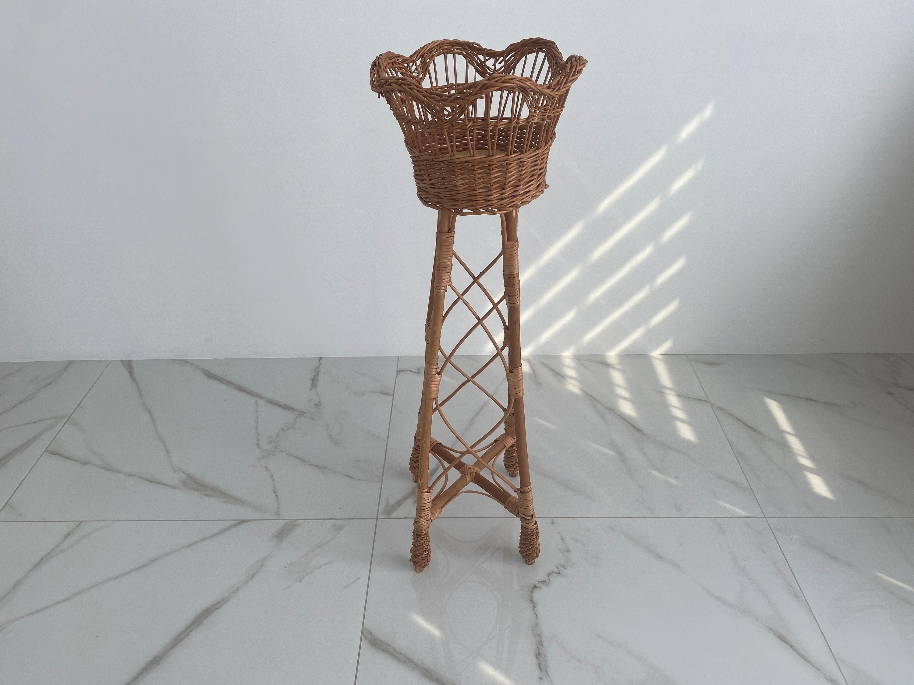 Plant Pot Stand, Floor Plant Stand, Shelf For Plants, Plant Stand, Flower Pot, Rustic Plant Stand, Flower stand for 1 pot