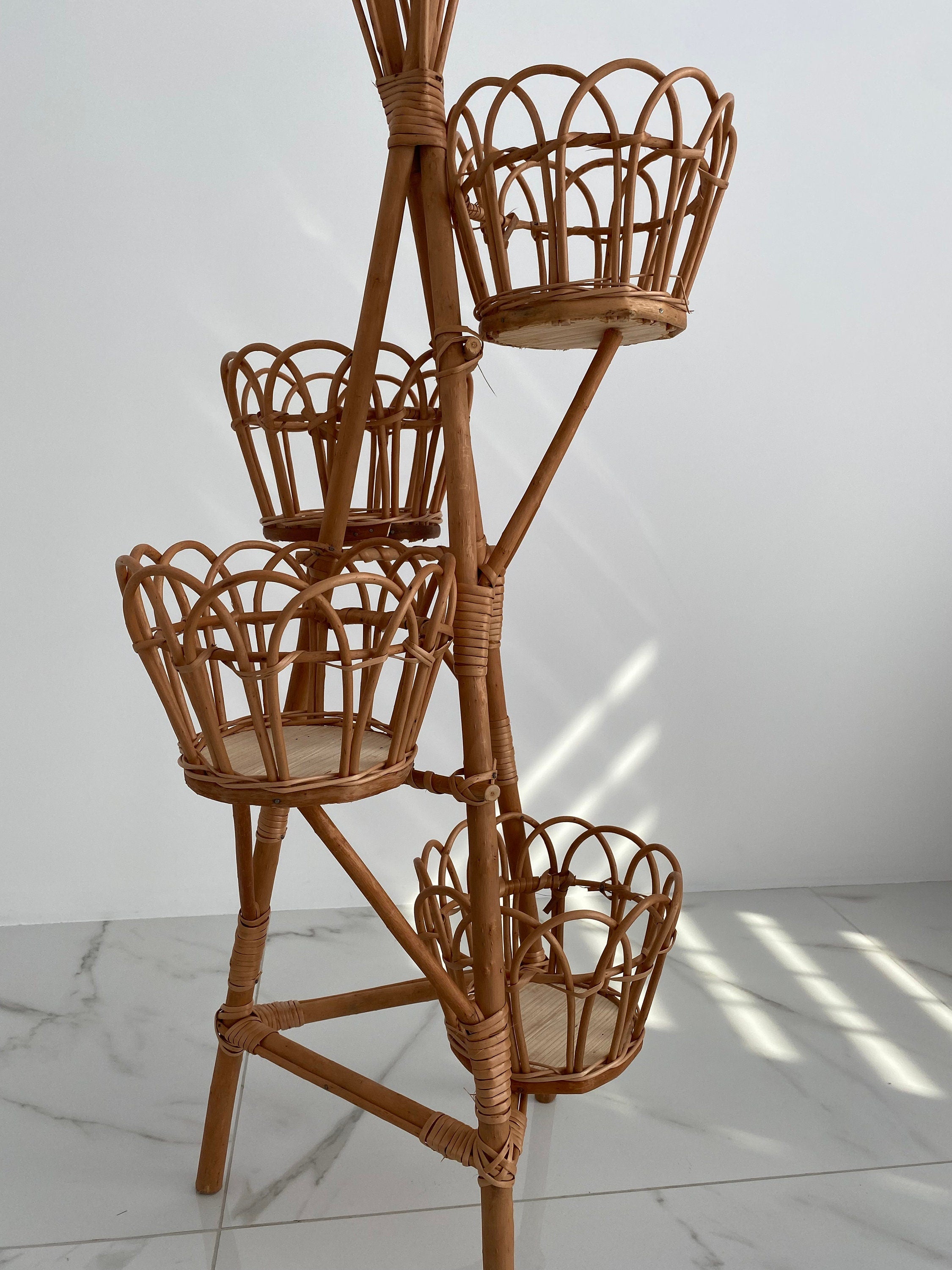 Wicker Flower Pot Holder