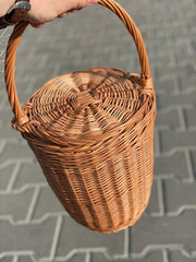 Wicker bag, Birkin bag, bridesmaids gifts, Picnic bag