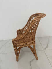 Wicker chair for children, armchair for children, armchair for children