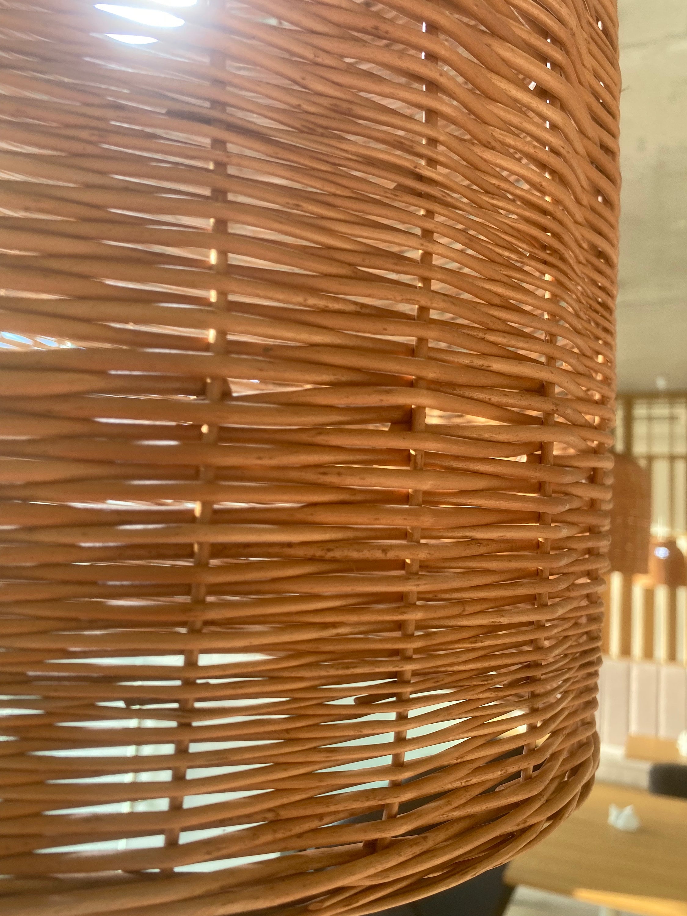 Pendant Light, Ceiling Light Shade, Pendant Light Shade, Rattan Lamp Shade, Rattan Pendant Light, Woven Pendant Shade