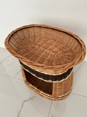 Wicker Pet Carrier, Pet Basket, House for animals