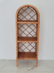 Wicker Shelf, Storage shelf, Bookshelf, Plant shelf, Rattan shelf