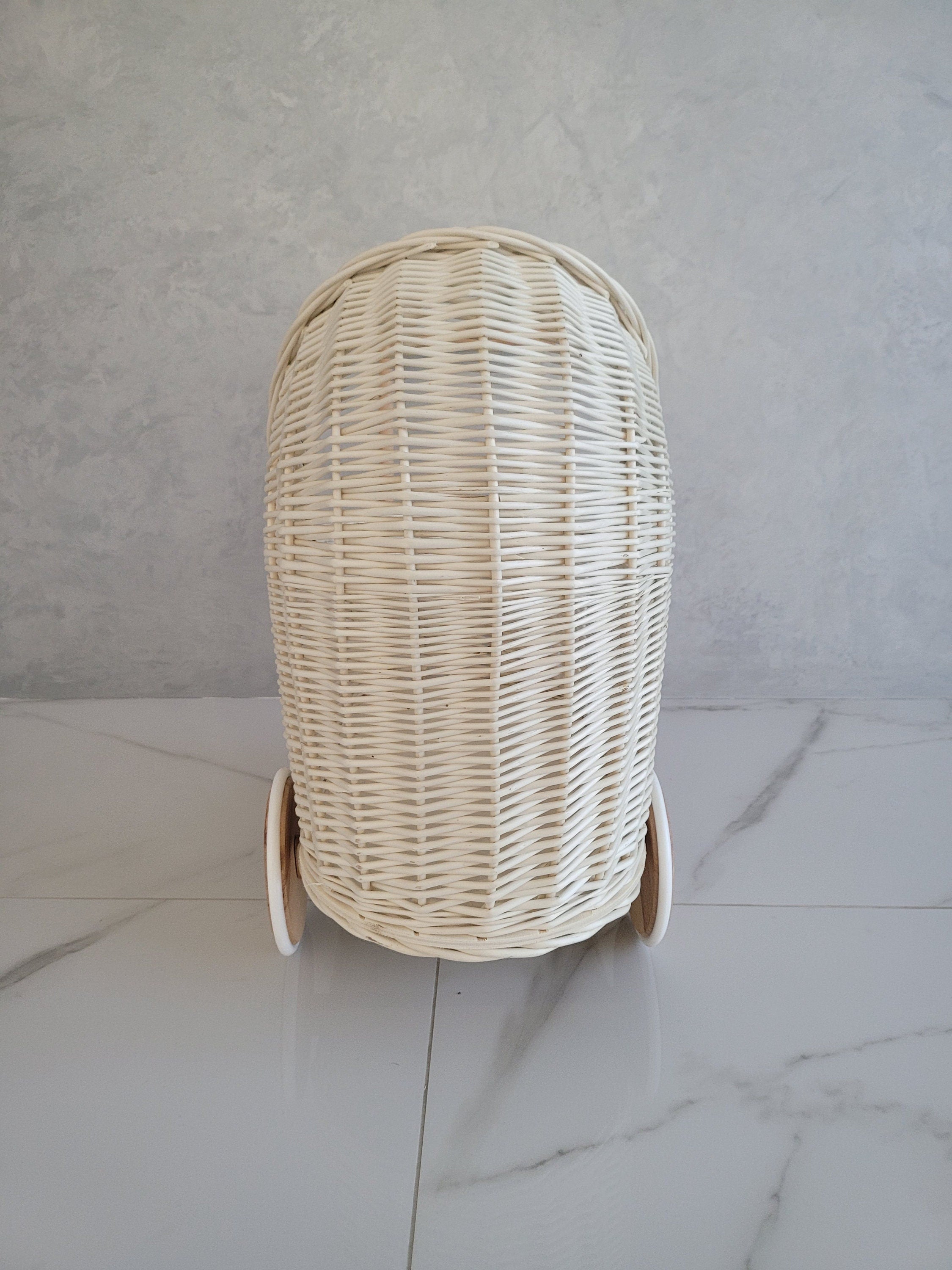 Wicker Baby Carriage, Doll Stroller, Doll Pram, Wicker Doll Stroller, Wicker Doll Pram, Wicker Willow Doll Stroller