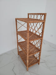 Wicker Shelf, Storage shelf, Bookshelf, Plant shelf, Rattan shelf