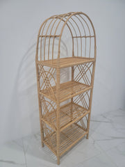 35/47/53/67 inches height wicker shelf, Storage shelf, Bookshelf, Plant shelf, Rattan shelf, Rattan shelf