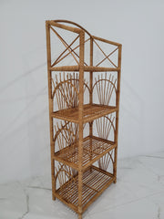 Wicker Shelf, Storage shelf, Bookshelf, Plant shelf, Rattan shelf