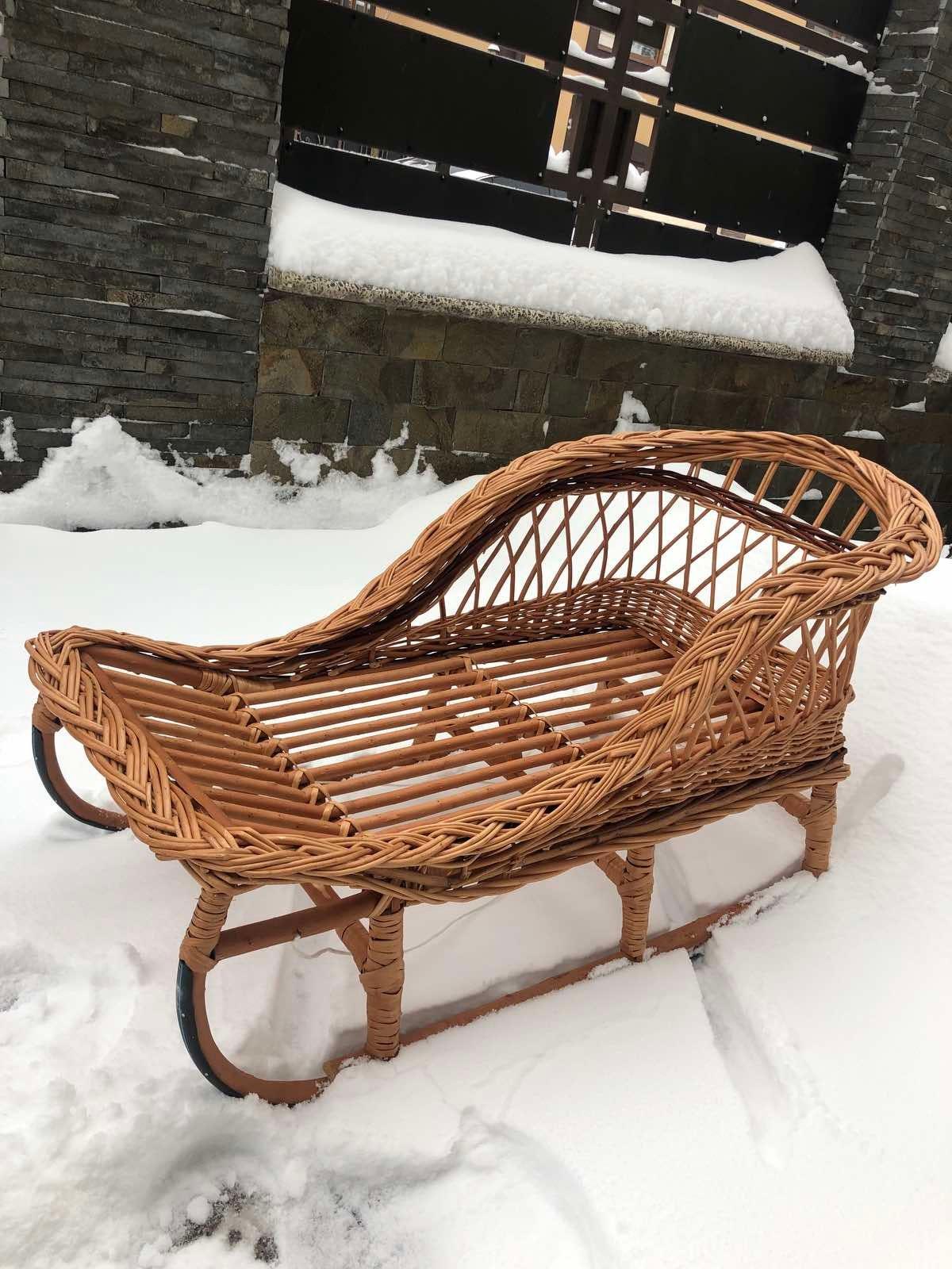 Children's Christmas sled, Santa's sleigh, sleigh, Vintage sleigh