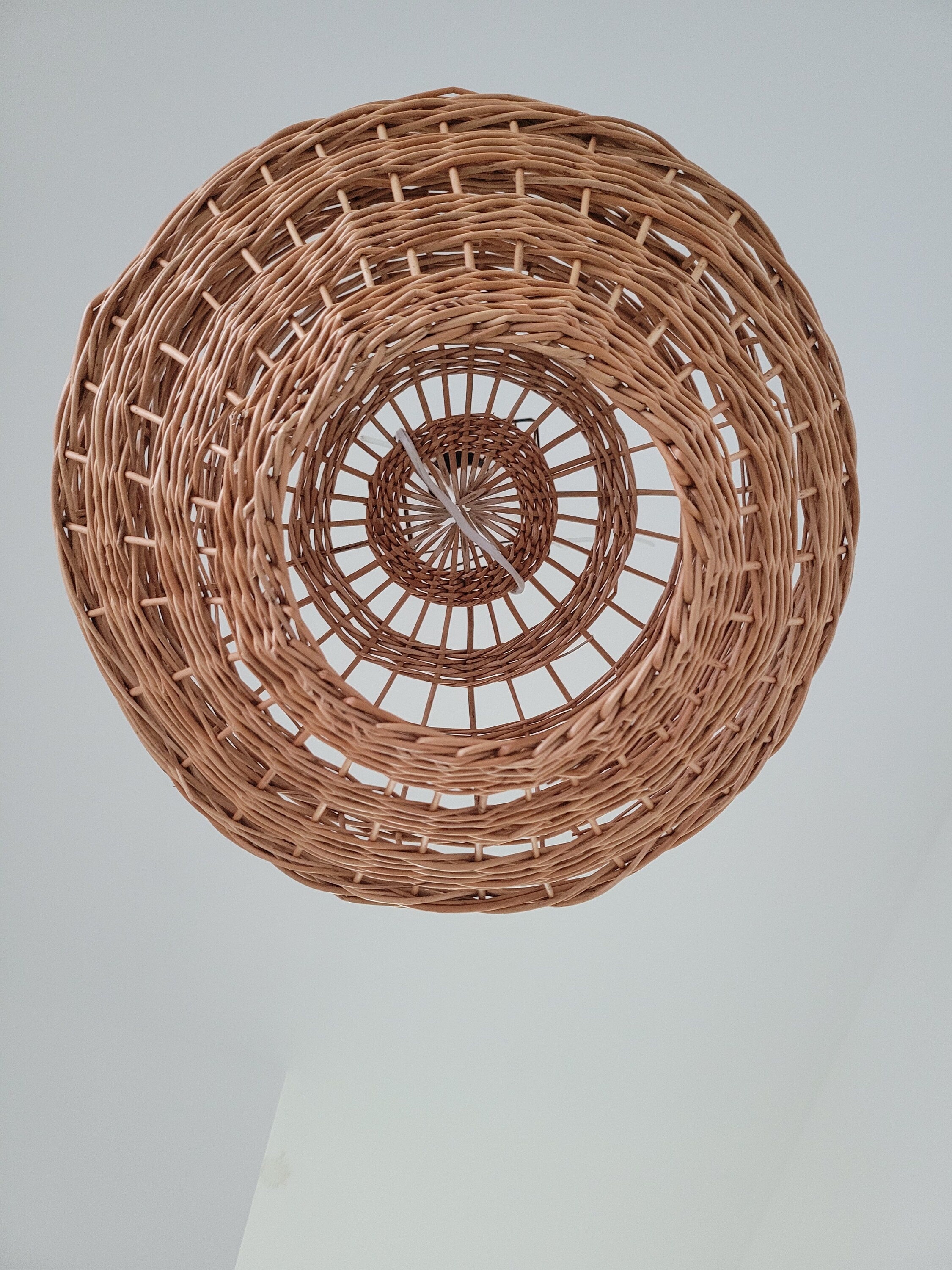 Wicker Lamp Shade, Pendant Light, Ceiling Lampshade Rattan