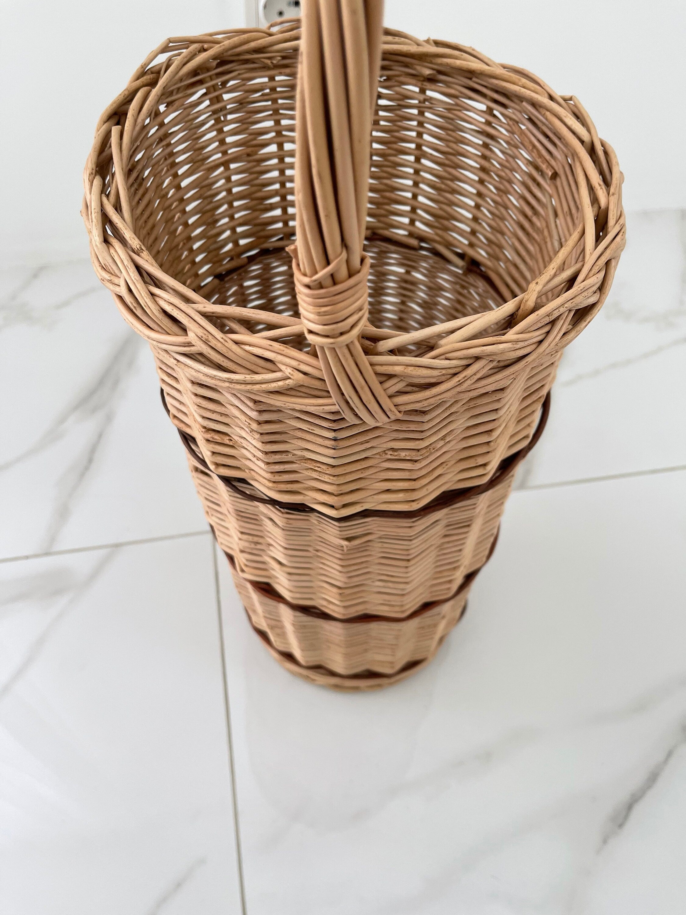 Umbrella Holder, Umbrella Wicker Stand, Walking Stick Holder, Umbrella Stand, Hallway Organizer