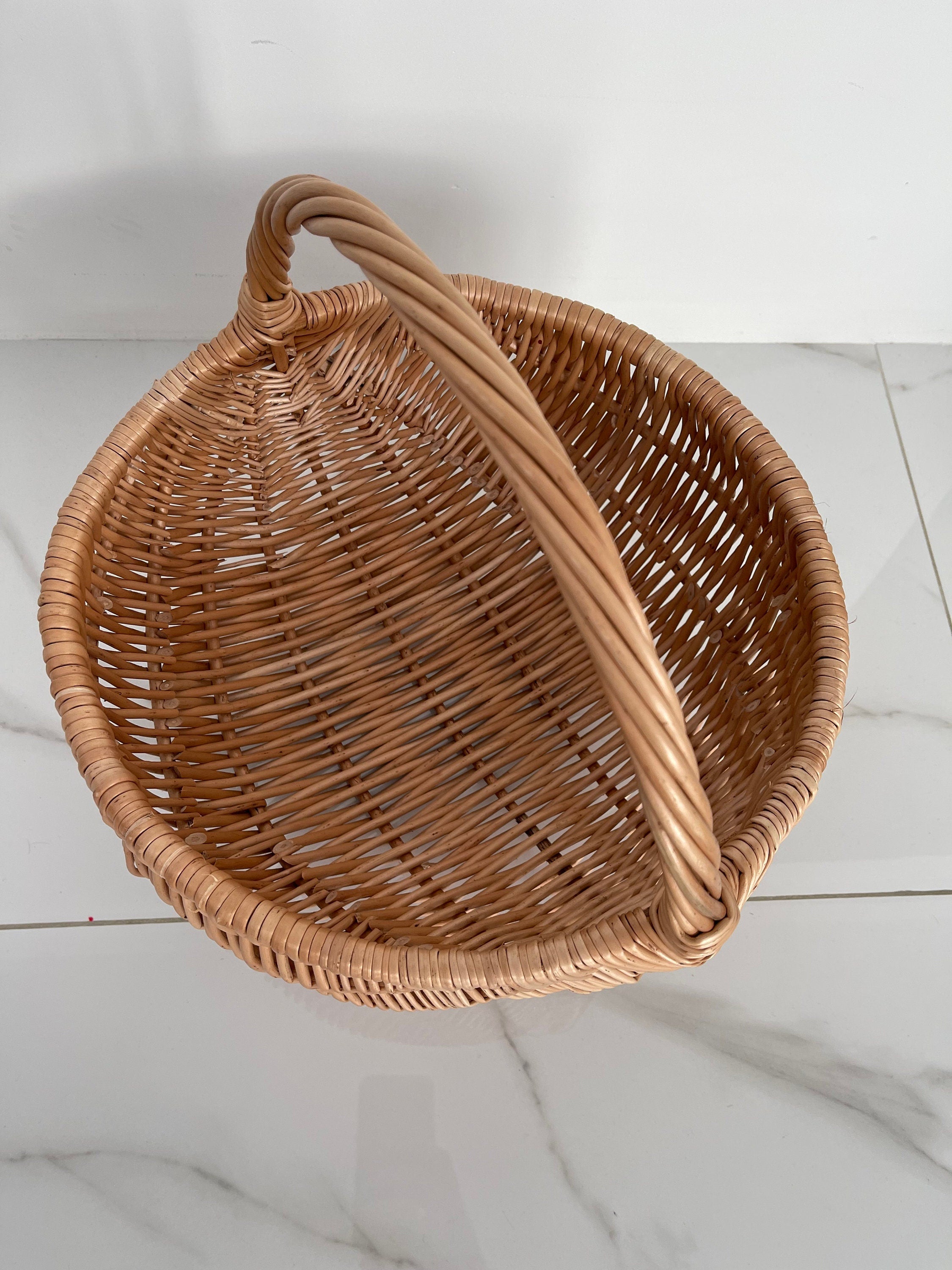 Natural Market Basket, Easter Basket, Eco friendly market Basket, Picnic basket, Wicker basket, Storage basket
