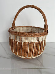 Picnic basket, Wicker easter basket, Wicker basket, Storage basket