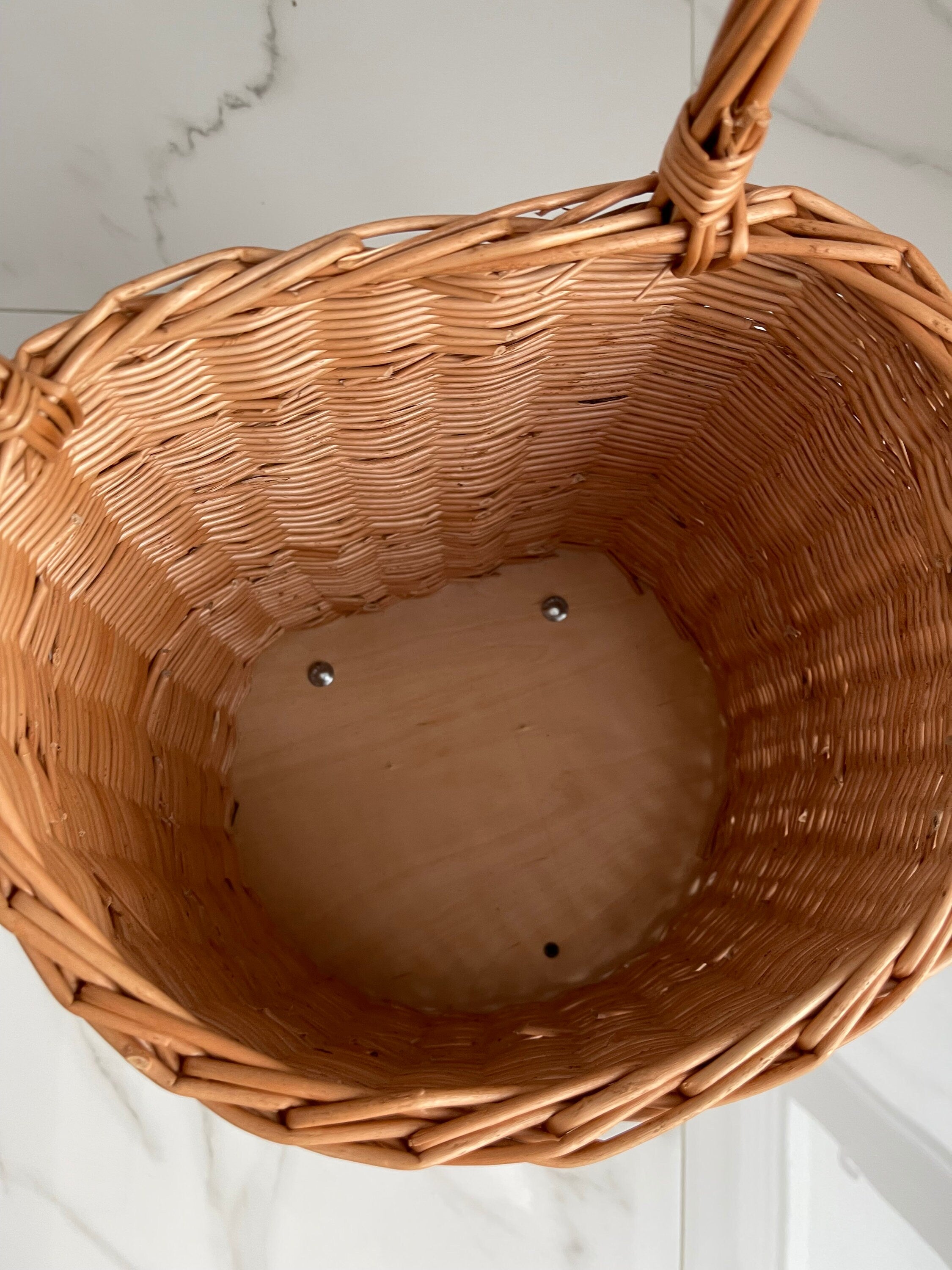 Плетеная тележка с ручкой, корзина для покупок Willow, корзина на колесиках, корзина для пикника с ручкой