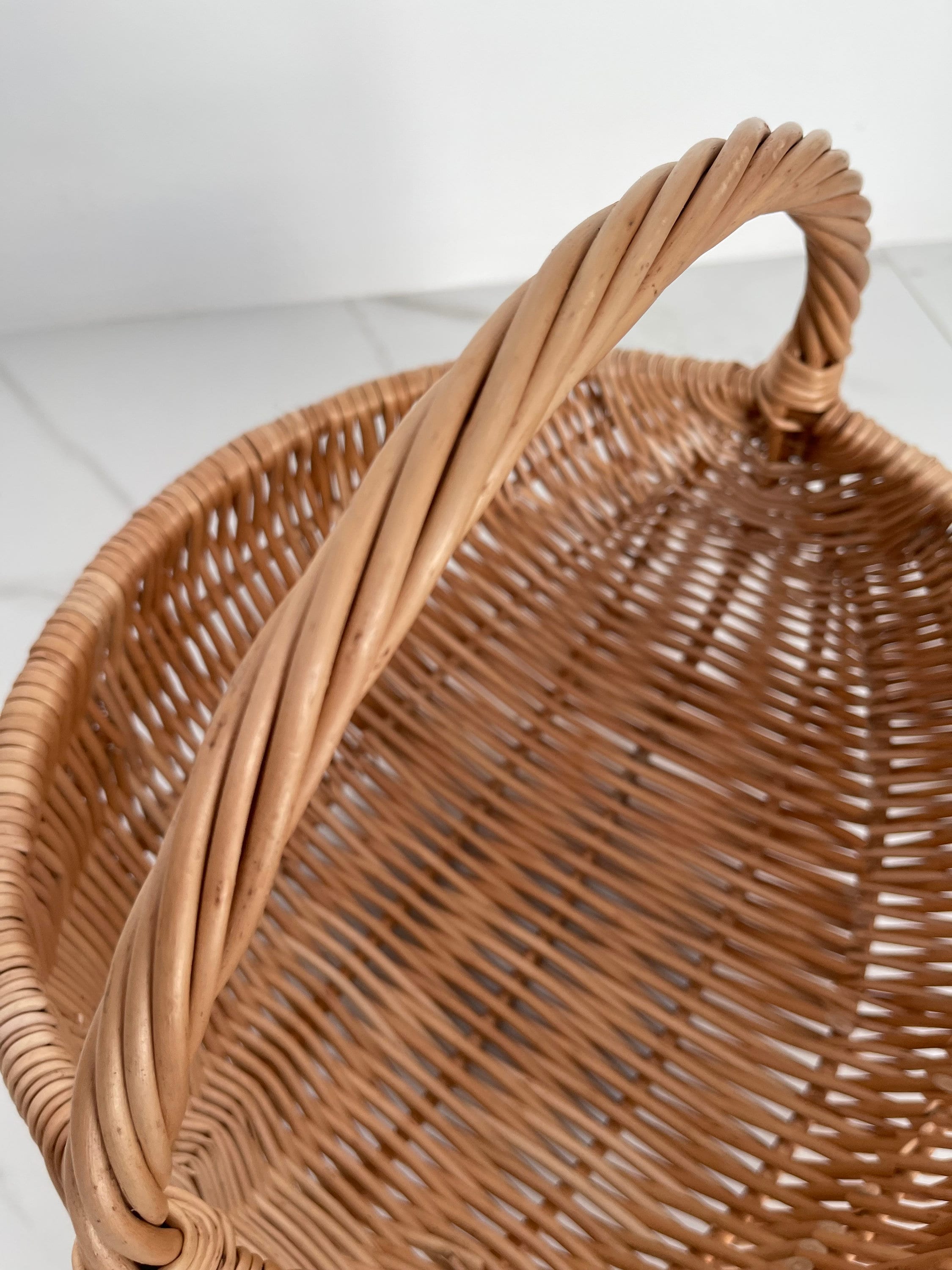 Natural Market Basket, Easter Basket, Eco friendly market Basket, Picnic basket, Wicker basket, Storage basket