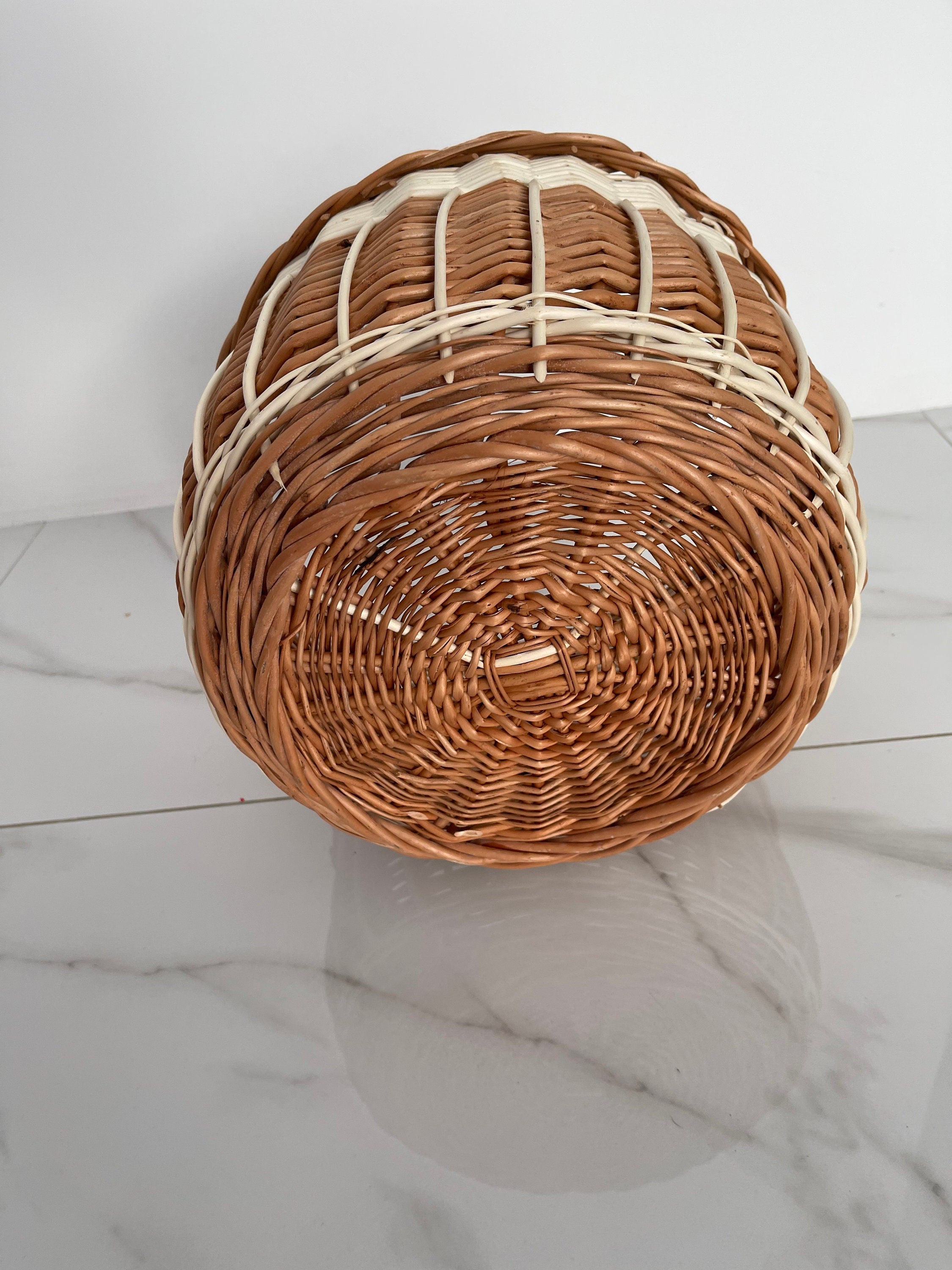 Picnic basket, Wicker easter basket, Wicker basket, Storage basket