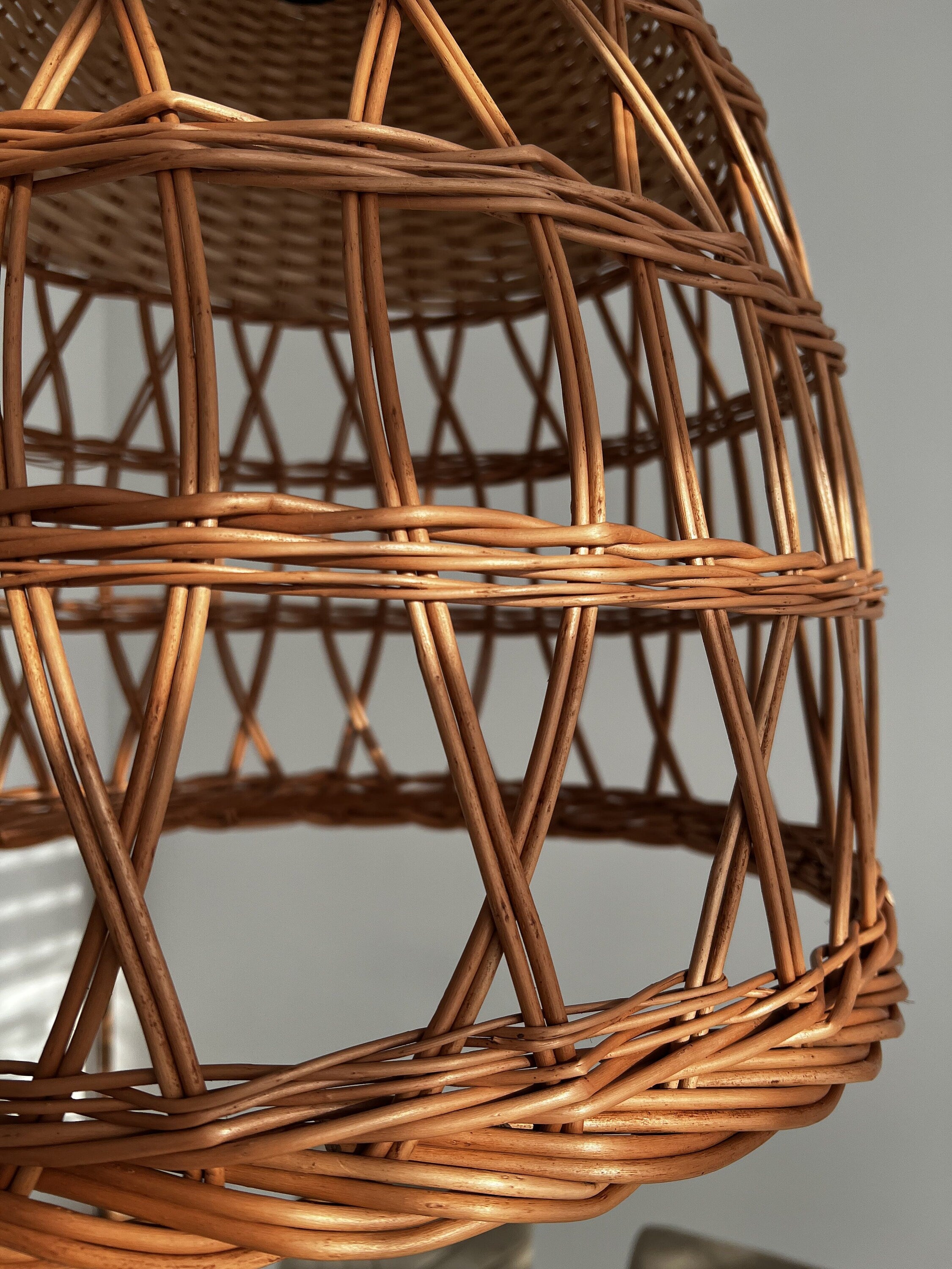 Pendant light, Rattan Lamp Shade, Bamboo Light Fixture, Wicker Lampshade, Bamboo Lampshade, Rattan Lampshade, Rattan Light Fixture