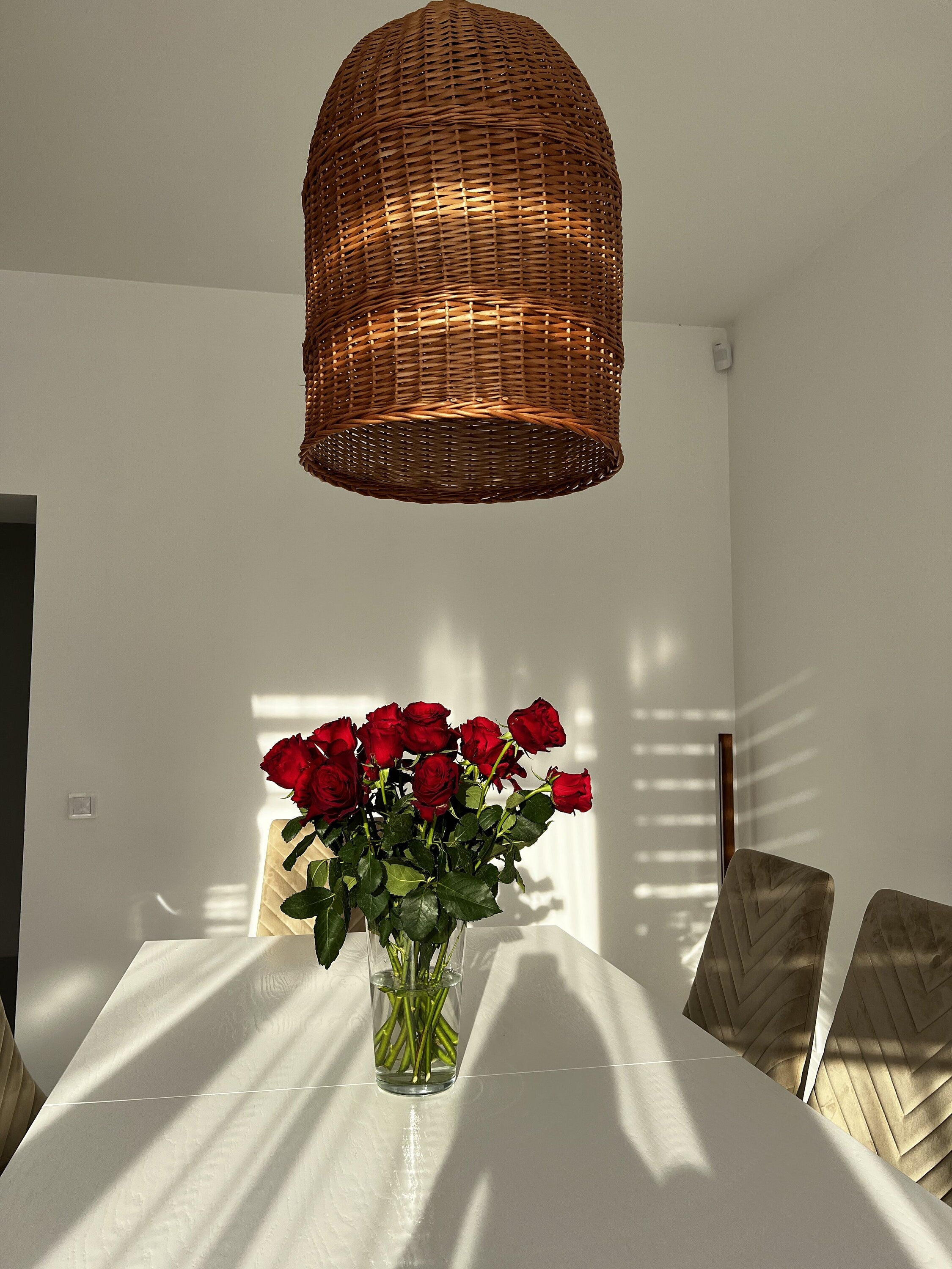 Boho Chandelier Light, Pendant Ceiling Wood Lantern, Bohemian Light Pendant, Hanging Pendant, Handmade Rattan Lamp Shade, Pendant light