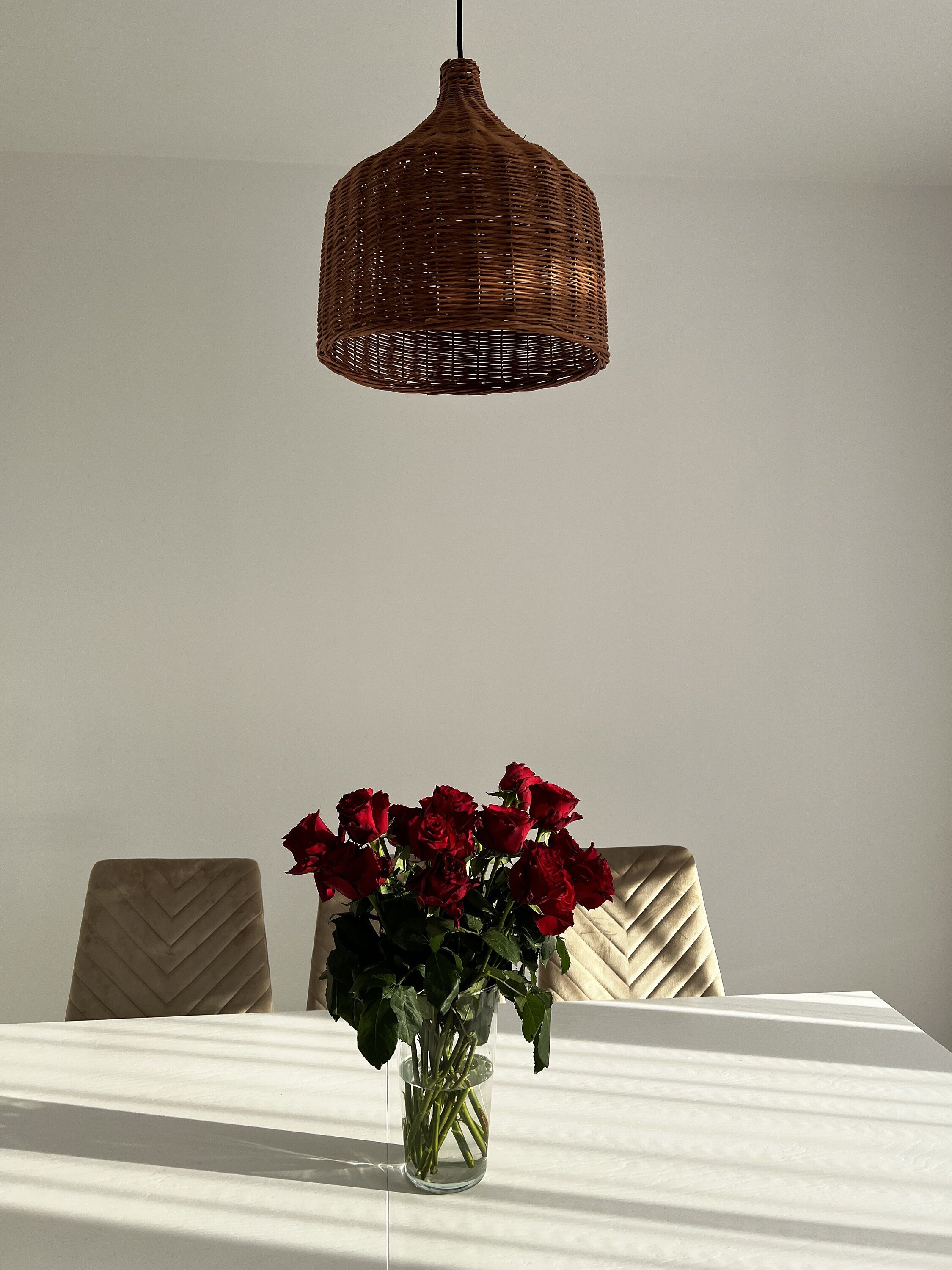 Handmade Pendant Light, Kitchen Lighting, Rattan Chandelier, Pendant Lamp Shade, Ceiling Light, Hanging Lamp, Hanging Pendant