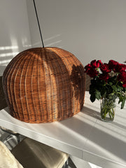 Handmade Pendant Light, Kitchen Lighting,Handmade Rattan Lamp Shade, Wicker Pendant Light Shade, Bedside Lamp, Kitchen Island Light Fixture